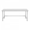 Stół ze stali nierdzewnej - 200 x 60 cm - udźwig 95 kg - Royal Catering ROYAL CATERING 10012639 RCAT-200/60-PS